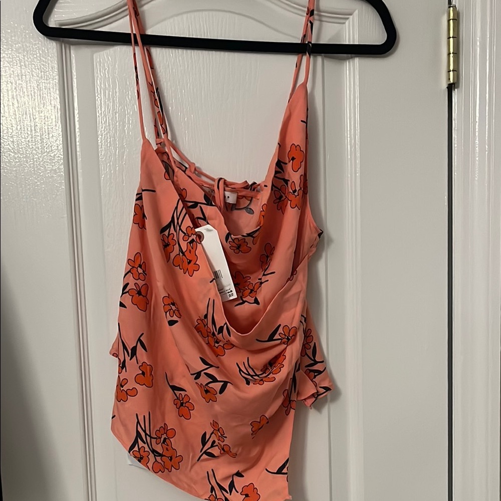 Topshop Cherry Blosson Fashion Top